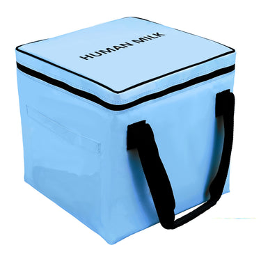 Insulated Human Milk Carrier Light Blue Front